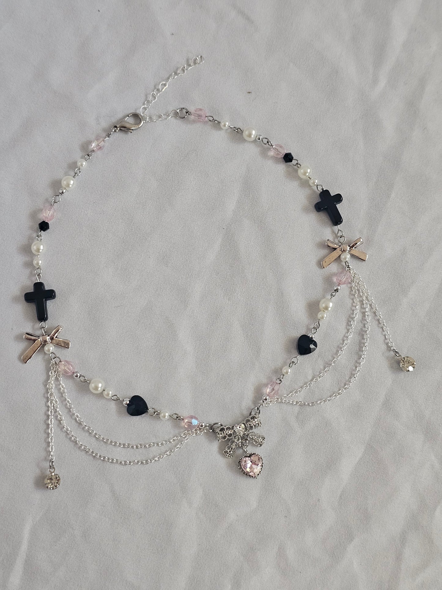 Kira Kira Ribbion Necklace
