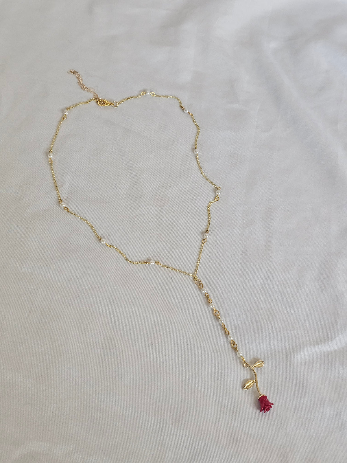 Rose Drop Necklace