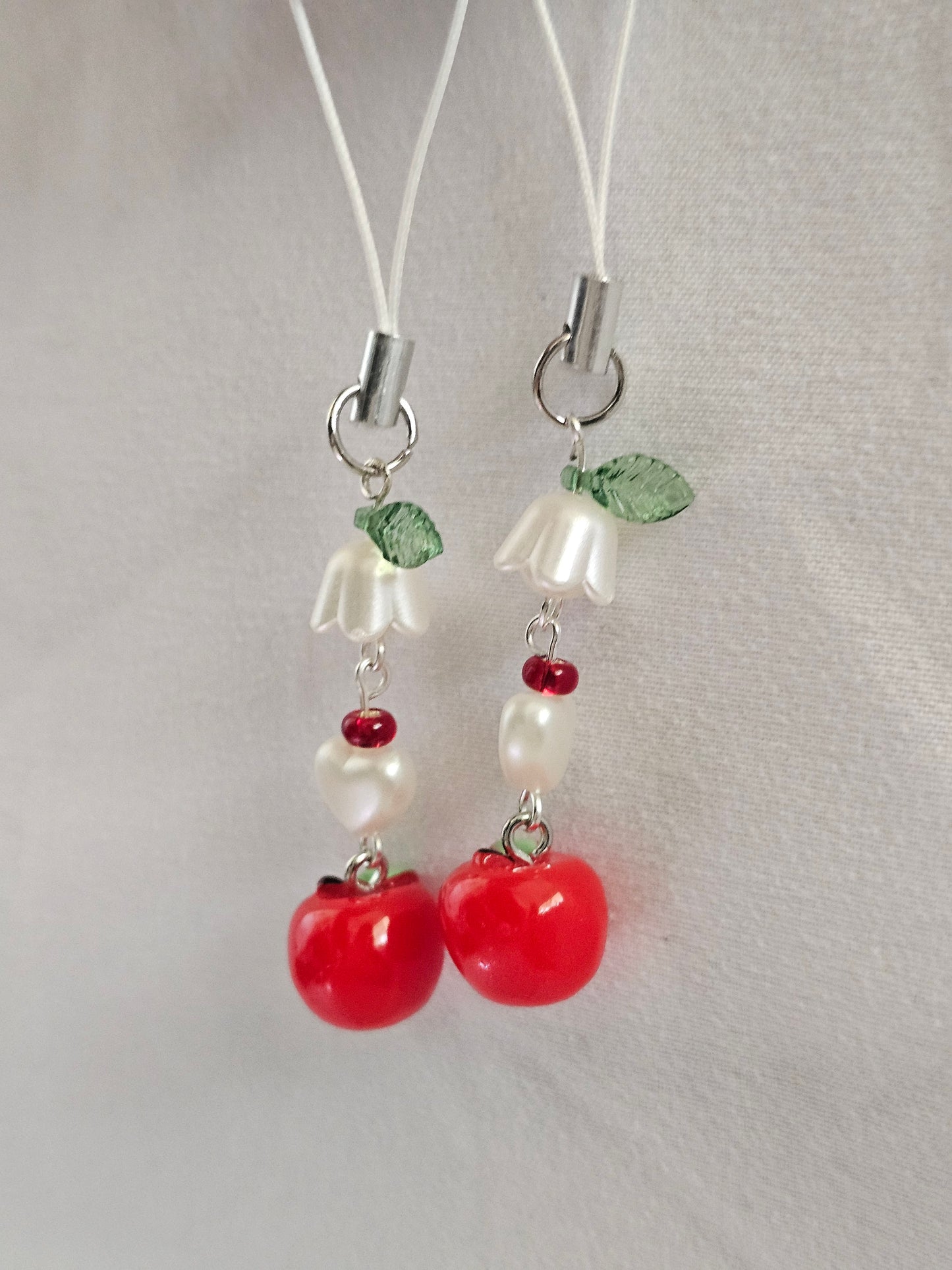 Apple Blossom Phone Charm