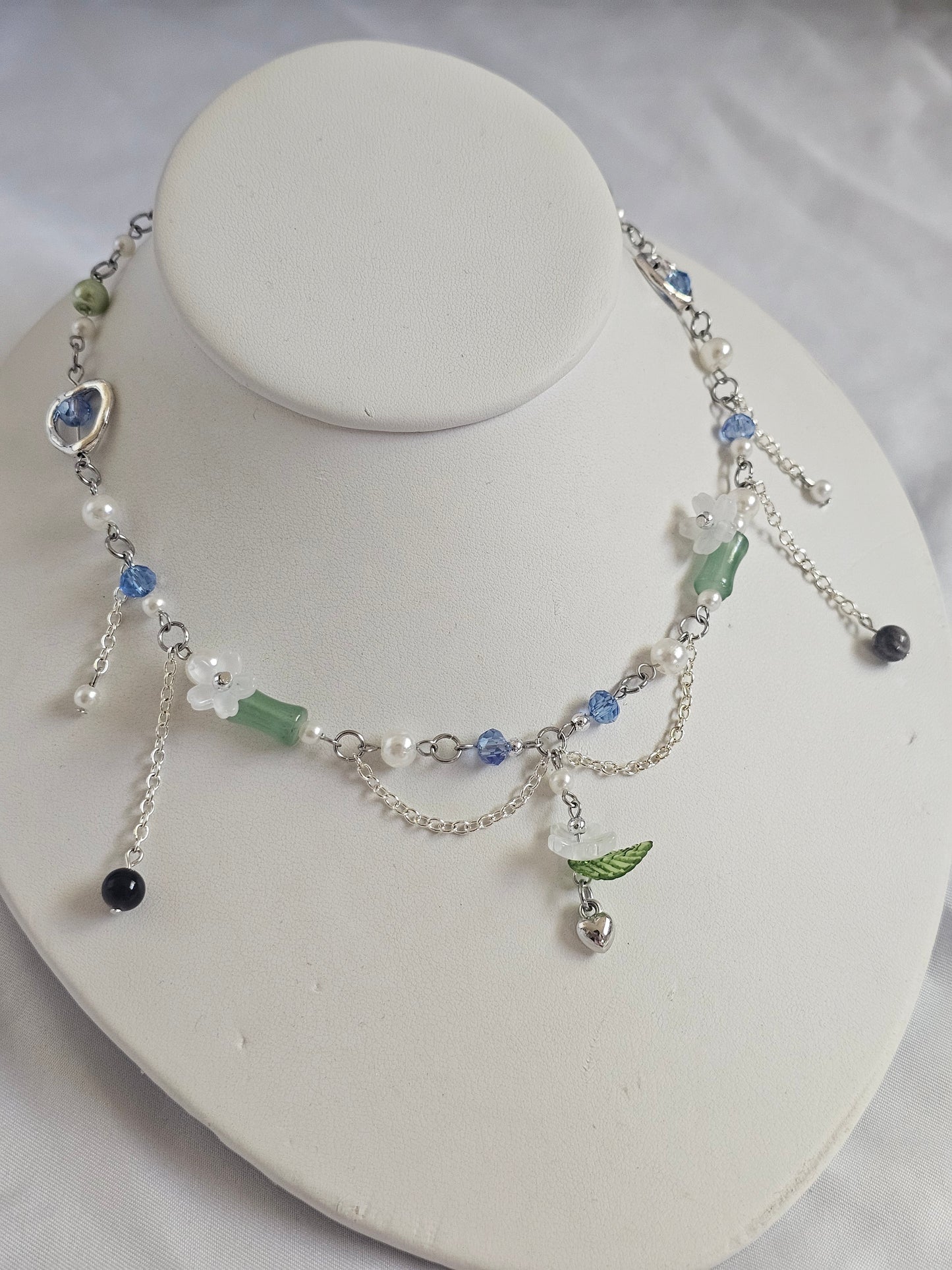 Sacred Tree Necklace (Silver toned version)