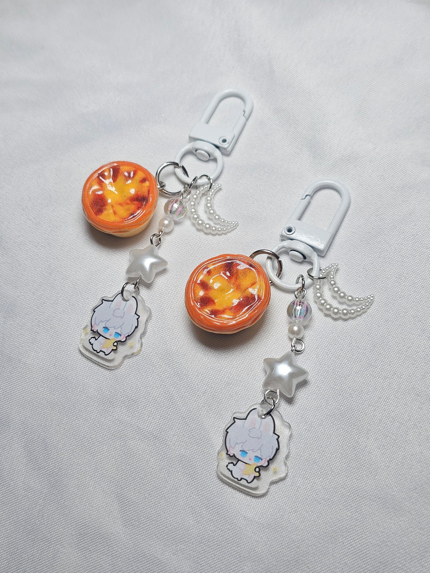 Questionable Eggtart Keychain