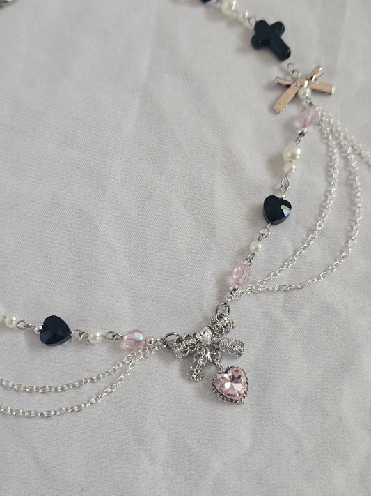 Kira Kira Ribbion Necklace