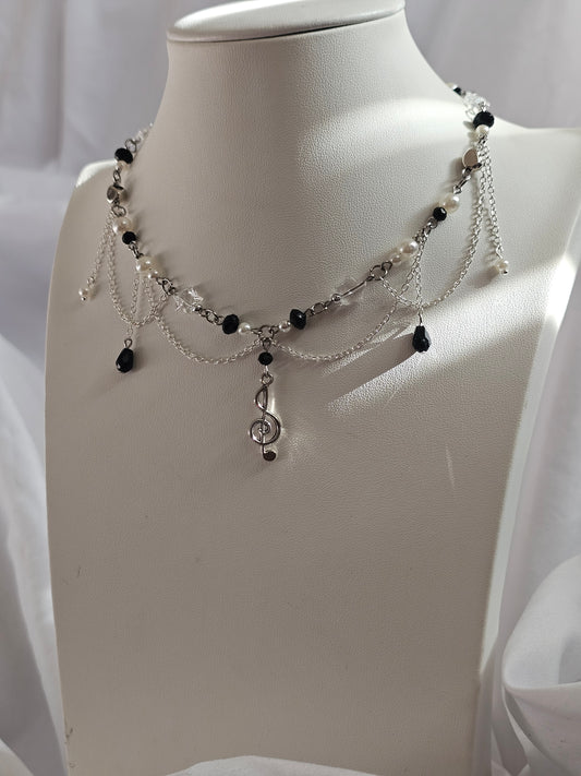 Treble Clef Neckalce