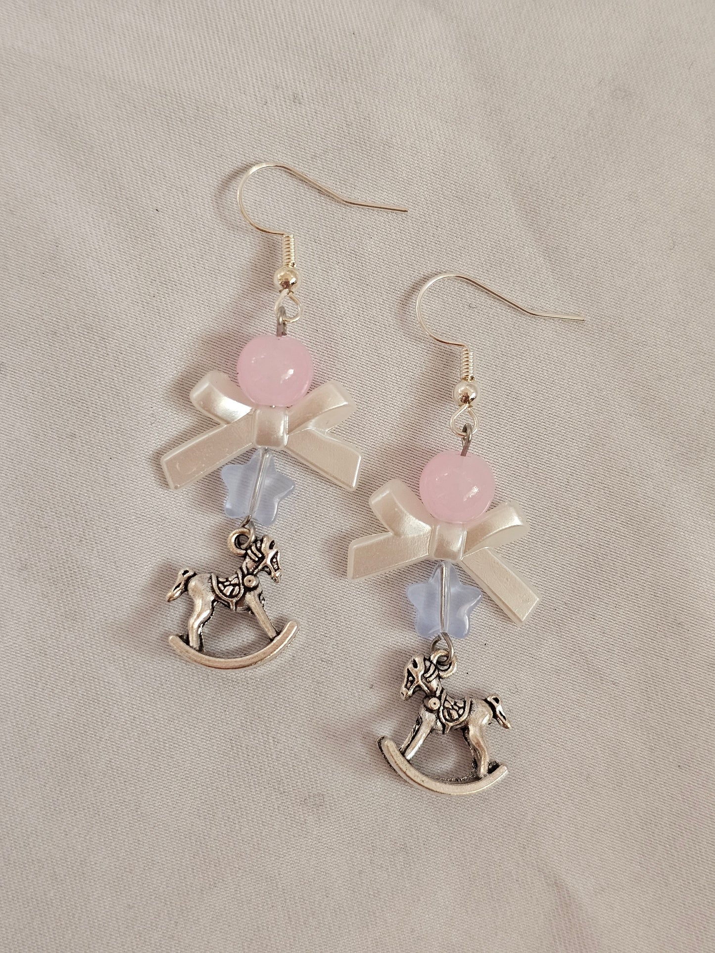 rocking horse earrings