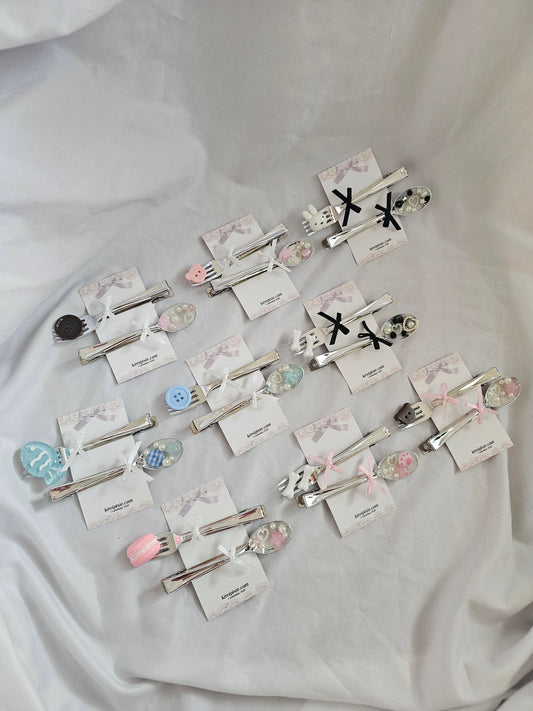 Kitchen Set Hair Clips
