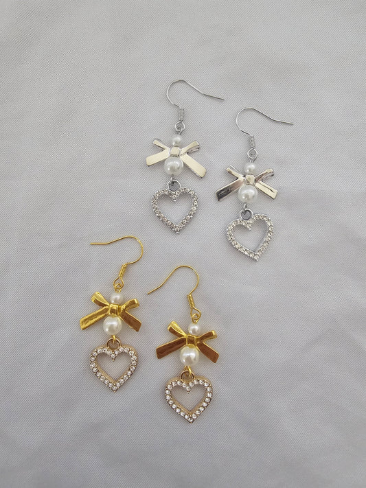 Kira Kira Heart Earrings
