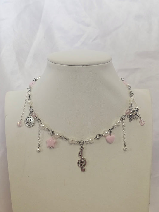 Music Box Charm Necklace