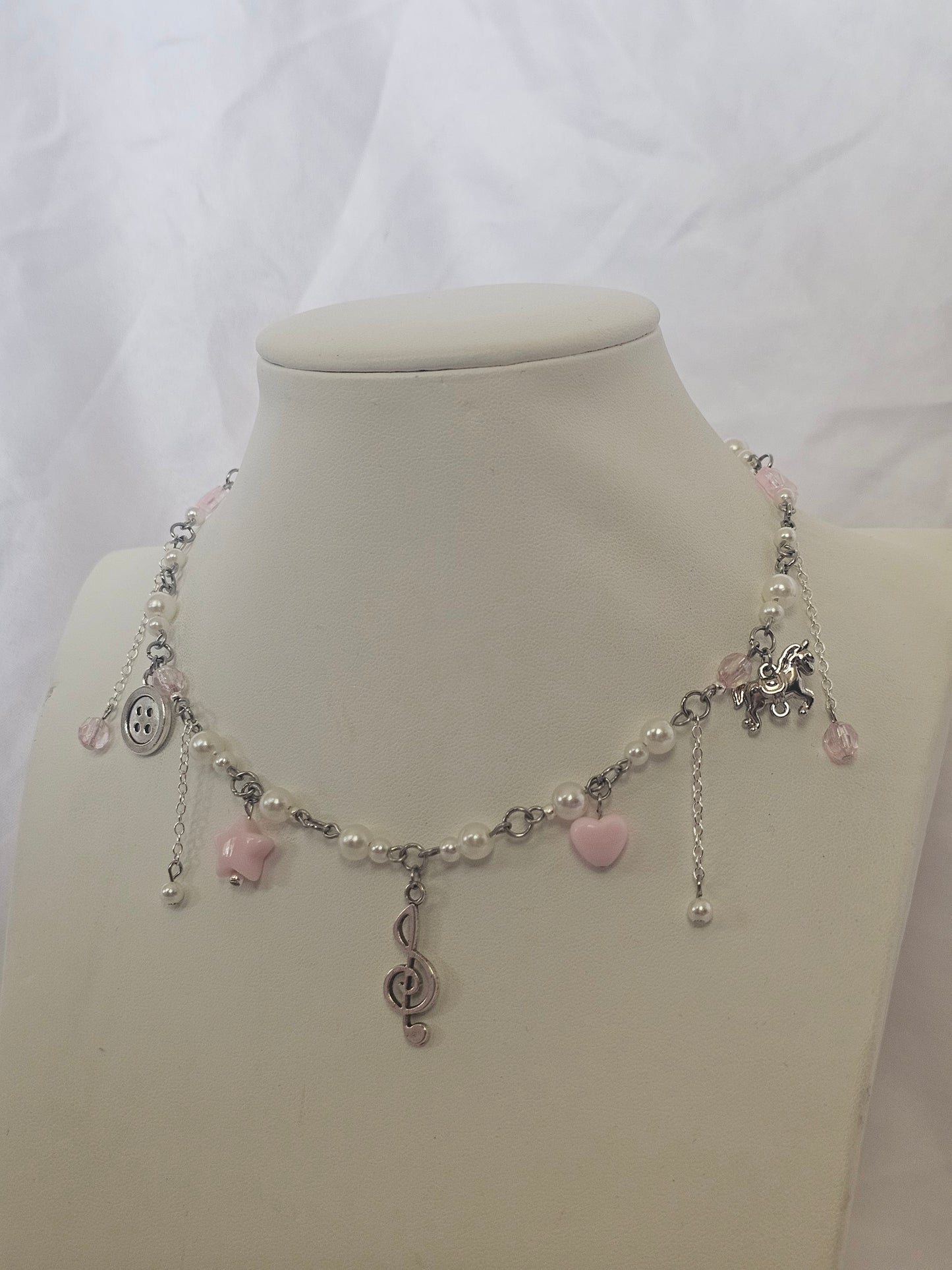 Music Box Charm Necklace