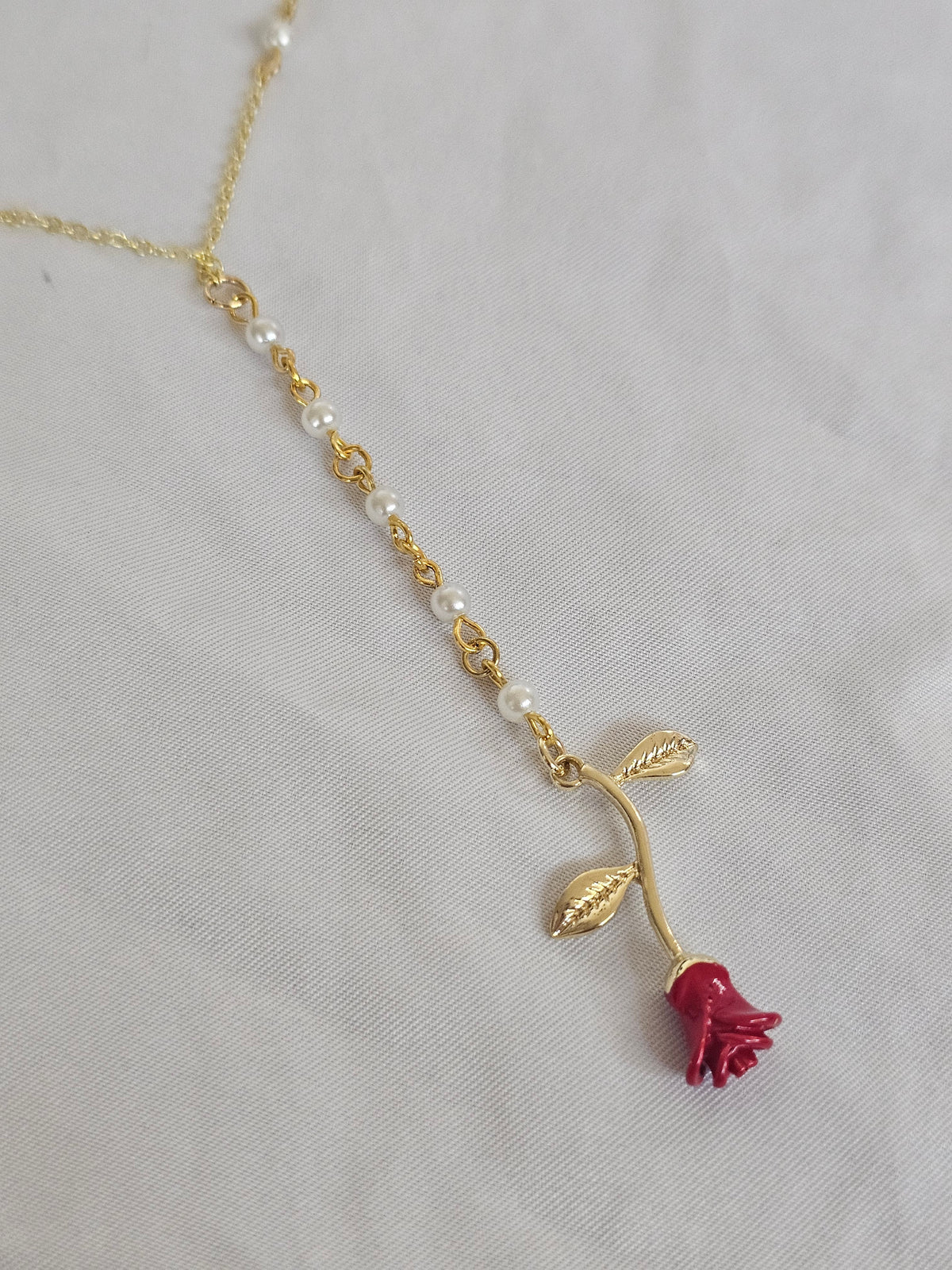 Rose Drop Necklace