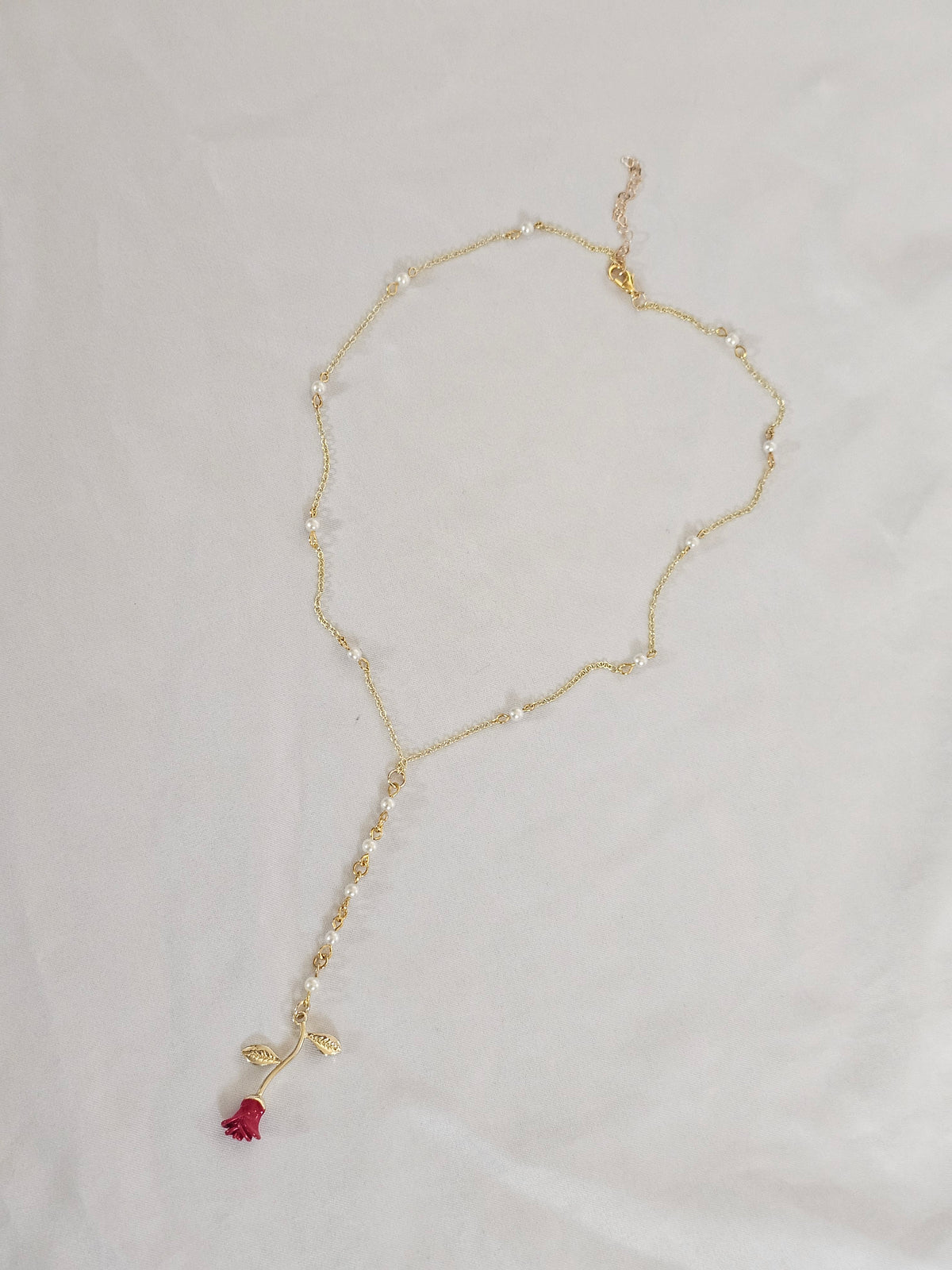 Rose Drop Necklace