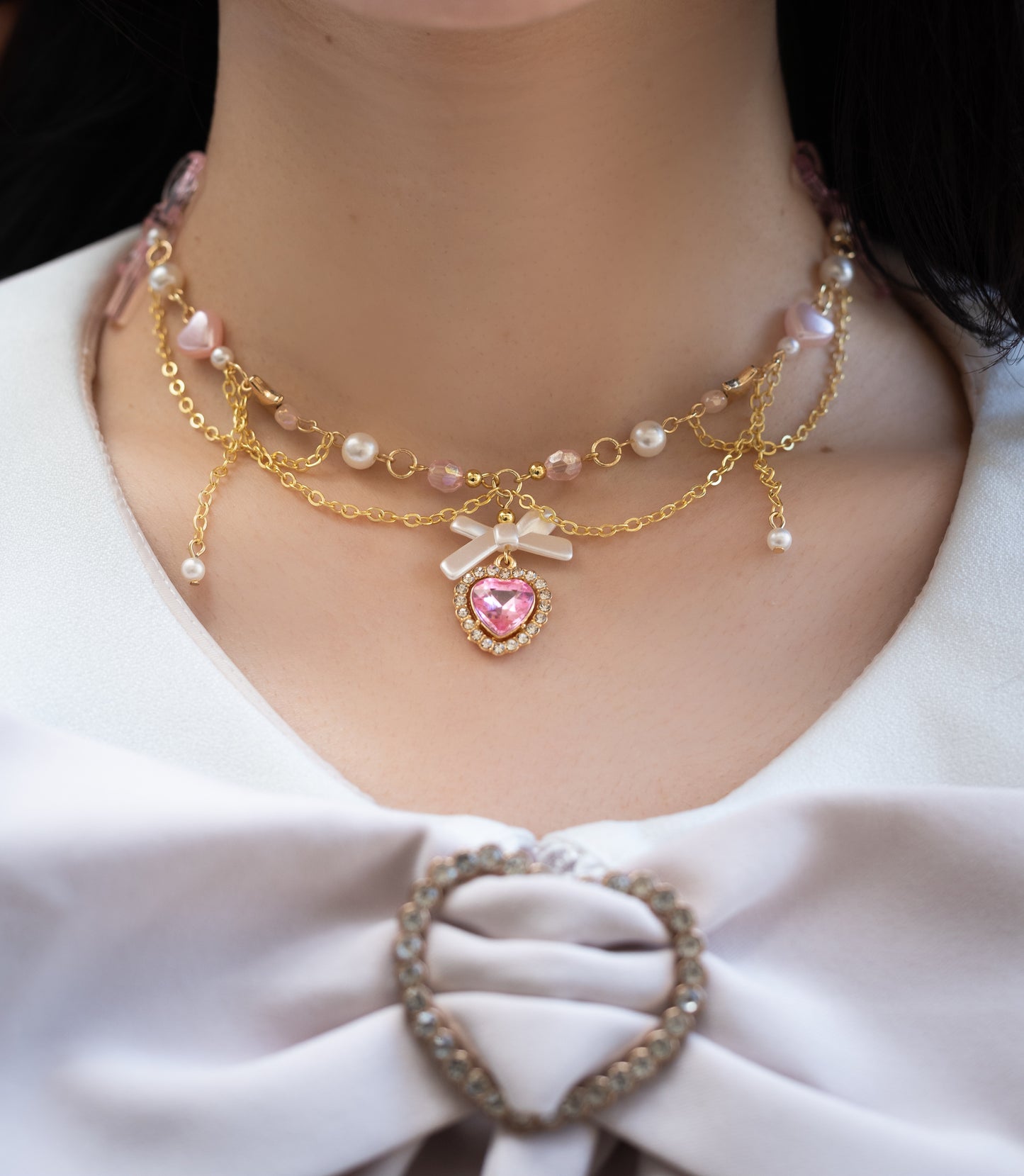 Heart Crown Necklace: Daydream Edition
