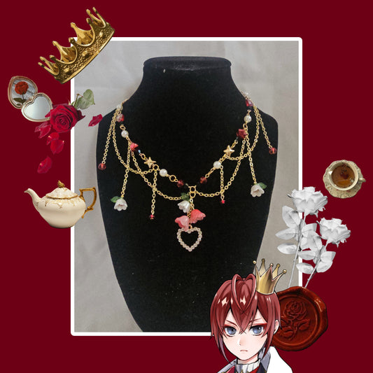 Paint the Roses Red Necklace