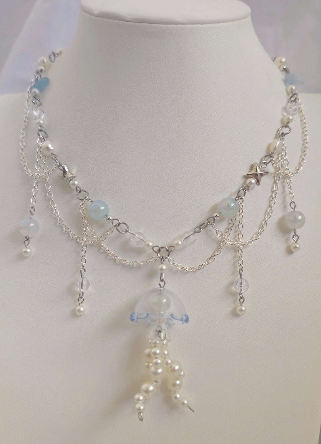 jellyfish are walkin' naked-- Necklace